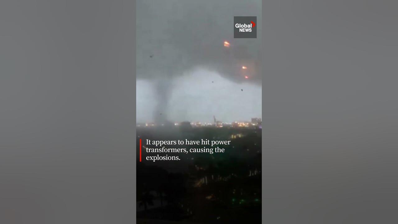 Tornado rips through Fort Lauderdale, causing electrical explosions