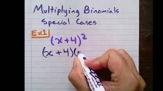 Multiplying Binomials Special Case