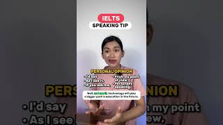  IELTS Speaking Tip (Speaking Part 3)