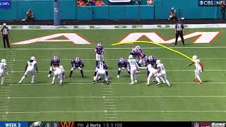 Jevon Holland Strip Sack Causes Josh Allen Fumble | Bills vs Dolphins