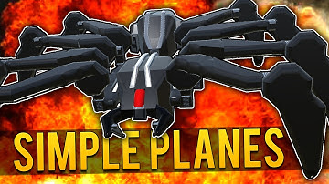 SimplePlanes - THE FLYING SPIDER ★ Let