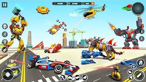 Flying Tiger Robot Car Game - New Update - Robot Lif Game - Android GamePlay | Walk through a Game