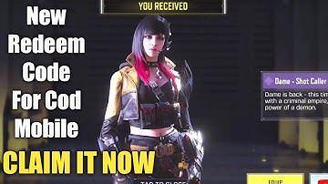 January 2022 redeem code codm | Today redeem code codm | working redeem code codm | S1 redeem code