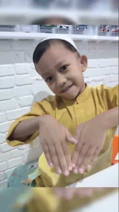 Zaidan belajar potong kuku #shorts #shortsvideo