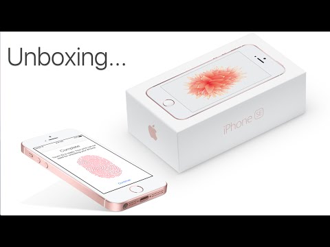  Update  iPhone SE Rose Gold Unboxing