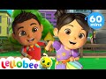 Silly Fun Song! | 1 HOUR | 🐝 PRESCHOOL PLAYHOUSE 🐝 | Lellobee Kids Karaoke