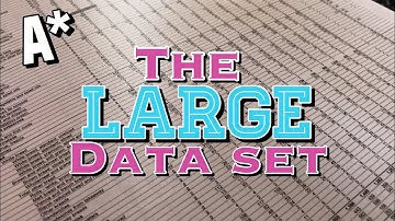 How to ACE the Large Data Set | New Spec A-Level Maths A* | Large Data Set Top Tips