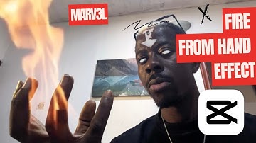 HOW TO CREATE FIRE HAND EFFECT USING CAPCUT