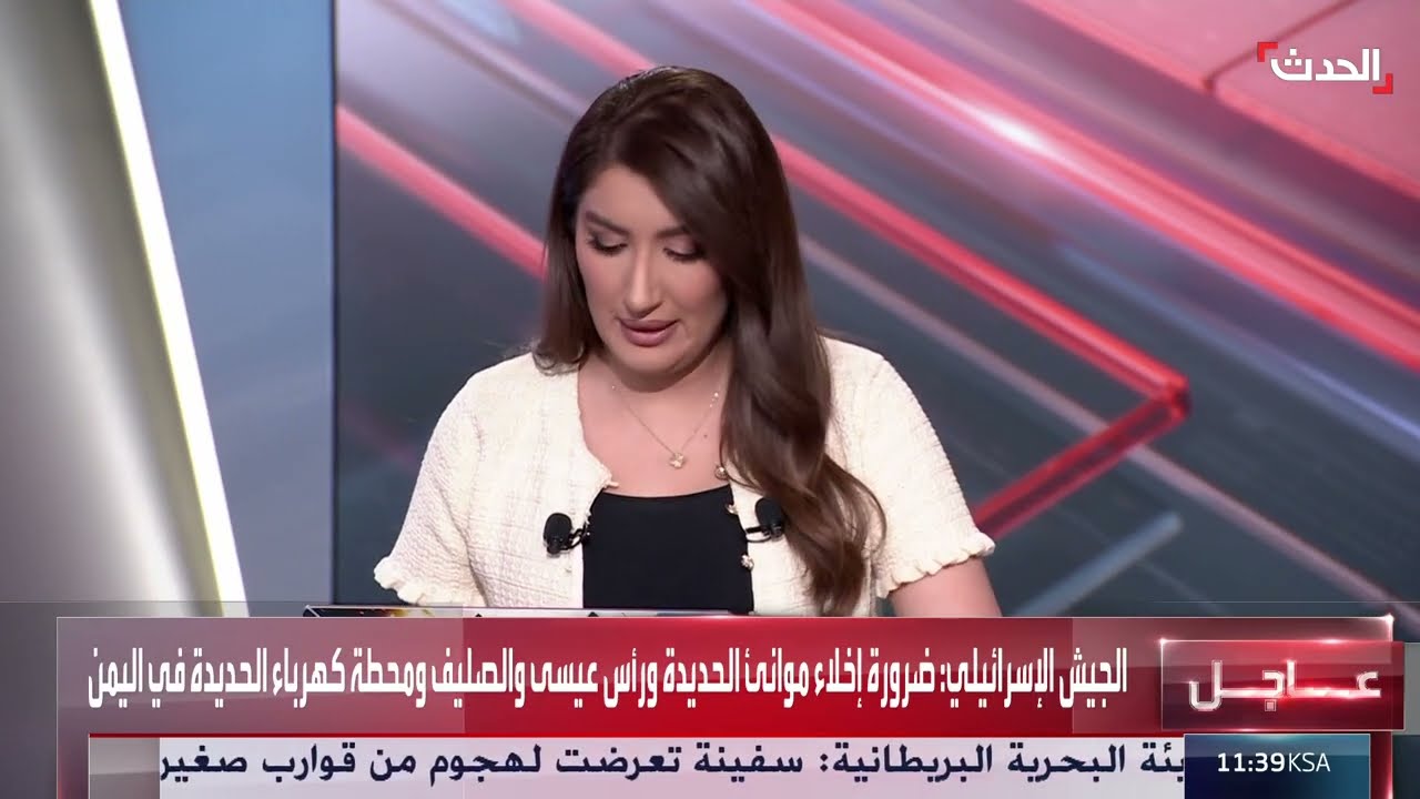 الجيش الإسرائيلي: ضرورة إخلاء موانئ الحديدة ورأس عيسى والصليف ومحطة كهرباء الحديدة