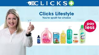 When you switch to Clicks brand products, it just Clicks!
