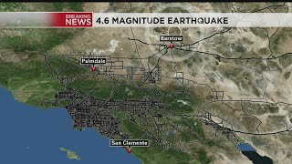 The quake's epicenter was 2.3 miles deep and about 14 north-northeast
of barstow. it felt from san clemente to palmdale even las vegas.
seismol...