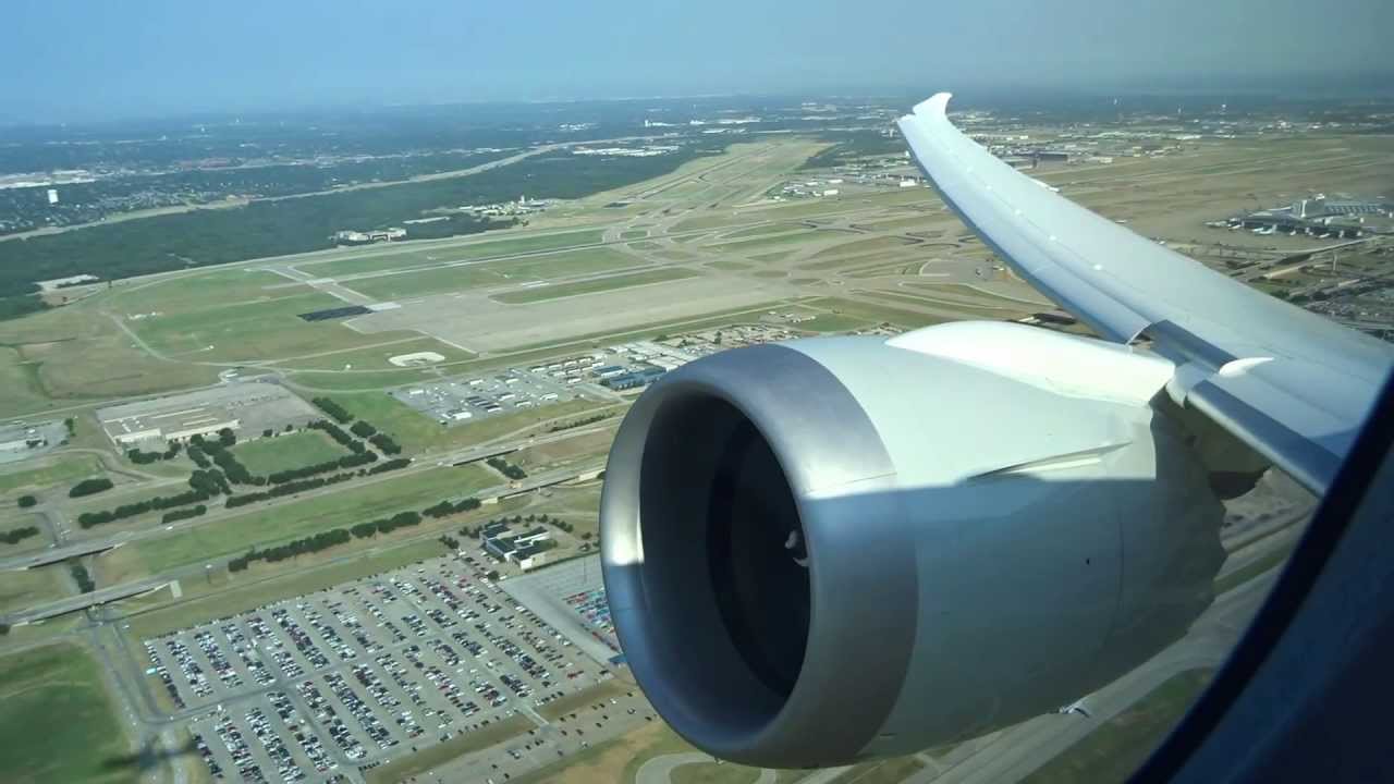 American 787-8 - Beautiful Morning takeoff from Dallas/Fort Worth (60fps)