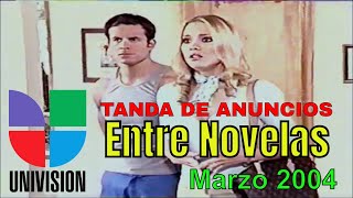 Hispanic TV - Commercial Break: Univision WXTV Channel 41 (March 2004) Between Soap Operas.