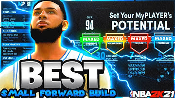 SMALL FORWARD BUILD NBA 2K21 NEXT GEN! BEST SMALL FORWARD BUILD NBA 2K21 NEXT GEN!