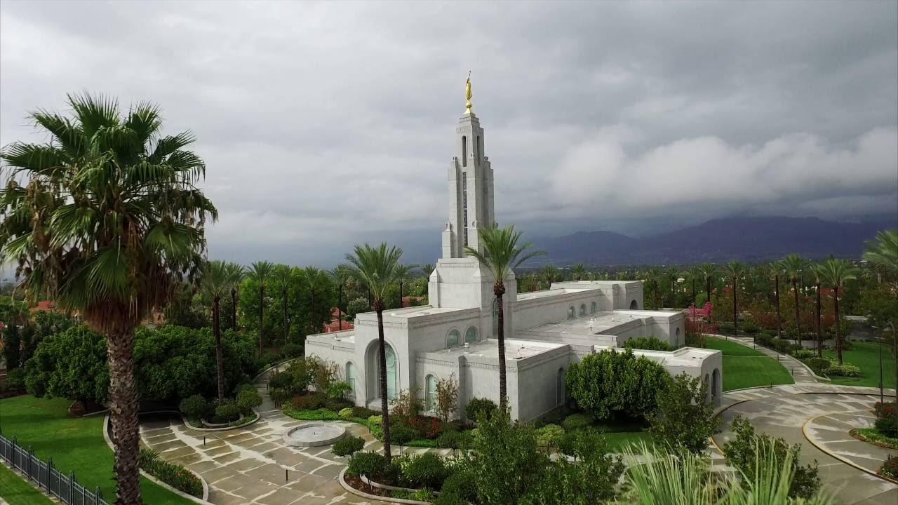 Every California LDS Temple Seen From Above