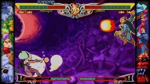 Morrigan vs Demitri/Jedah: Vampire Savior