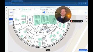 Arbeitsplatzbuchung über die Karte - Desk Sharing Tool