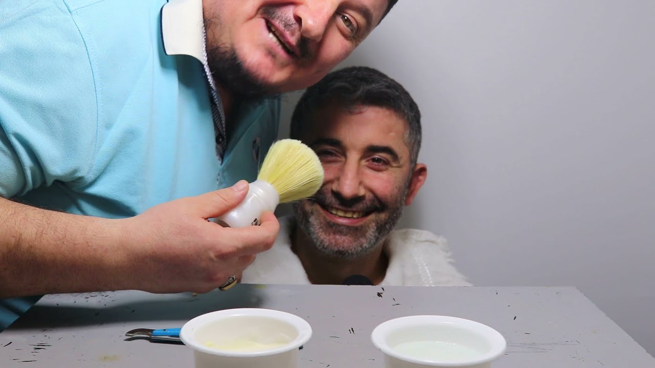 ASMR TURKISH #BARBER RELAXING BEARD SHAVING SOUNDS SAKAL TRAŞI ASMR