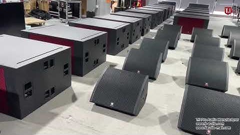 MAX215 line array system in production line