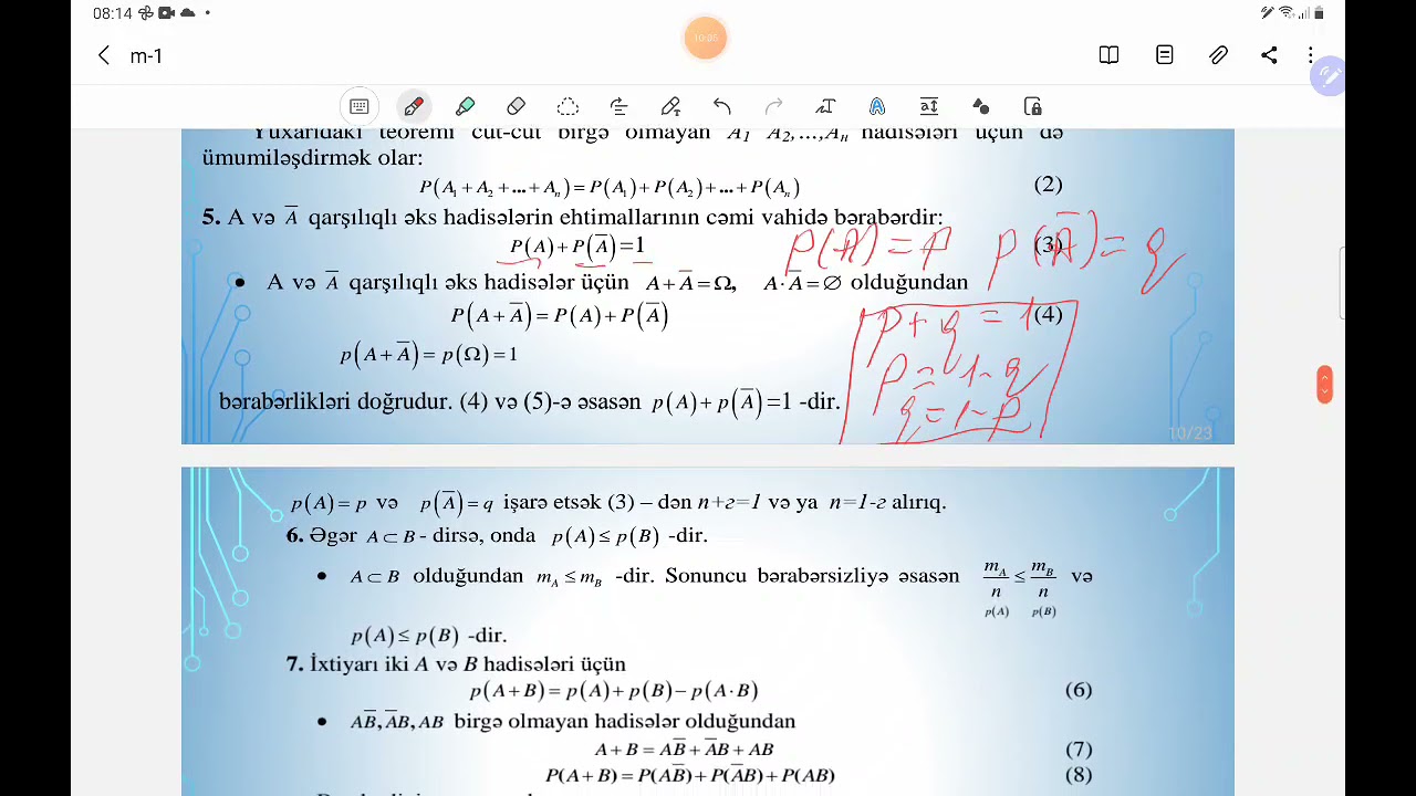 Ehtimal nəzəriyyəsinin əsas anlayışları Tapdıq Quluzadə ilə                   29 sentyabr 2021