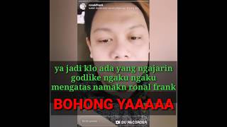 Ronald frank terbaru 2018 desember Godlike Tanggapan orang yang salah faham mengenai godlike