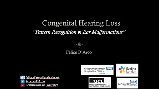 INNER EAR MALFORMATIONS: PATTERN RECOGNITION FOR RADIOLOGISTS