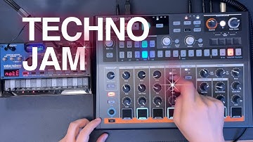 Techno Jam Session on Drumbrute Impact & Volca Nubass