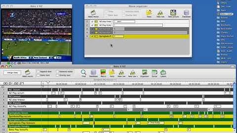 Sportscode Video Tutorial - The power of the movie organizer