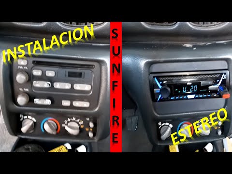 Instalación estéreo Pontiac Sunfire sin contra arnés