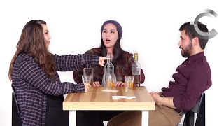 Siblings Play Truth or Drink (Rachele, Caley, \& Christopher) | Truth or Drink | Cut