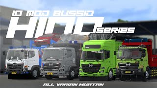 SHARE!! 10 MOD TRUCK HINO - all varian muatan || BUSSID V4. 2