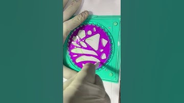 Spirograph ruler design ASMR Satisfying #shortvideo #shorts #ytshorts #asmr