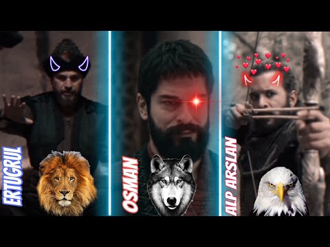 Ertugrul Ghazi X Osman Ghazi X Muhammad Alp Arslan 🥵💙|Edit| Which one is your favorite?