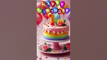 Thumbnail of Happy Birthday Song For Special Day Happy Birthday To You 🎂#happybirthdaysongwithangel #birthday
