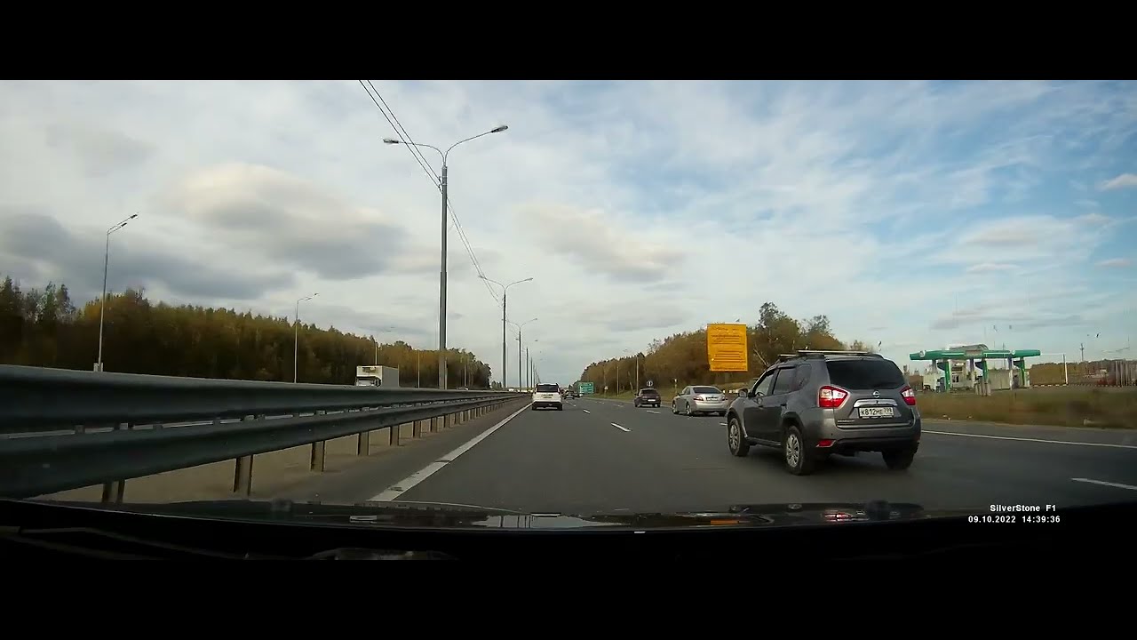 Серпухов - Москва М2 Timelapse 4x 1440p - YouTube