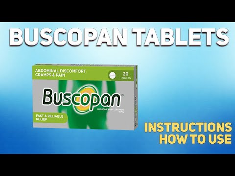 Buscopan tabletter hvordan man bruger: Hvordan og hvornår man skal tage det, Hvem kan ikke tage