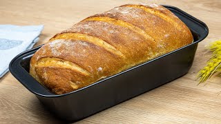 Discover the secret of perfect no-knead bread! Recipe in 5 minutes!