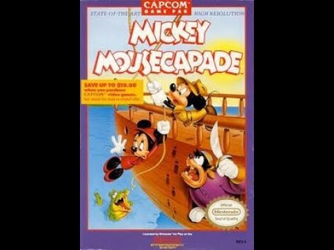 Mickey Mouse on famicom gameplay.