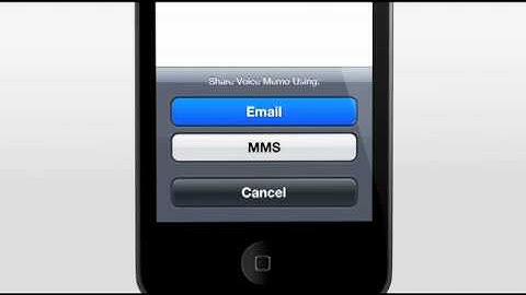 How to share a voice memo