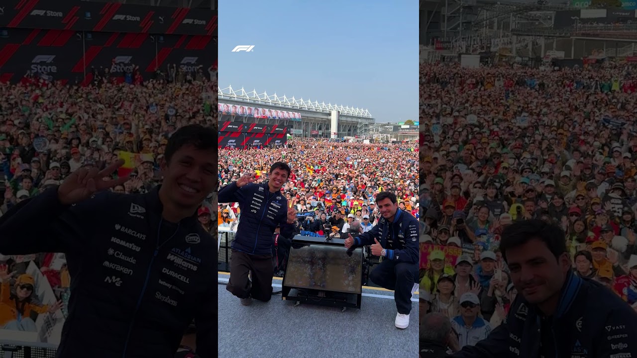 Watch: Suzuka Fans Stay Seated During F1 Presentations, Creating Unique Spectator Culture