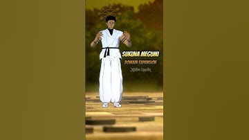 Sukuna Megumi Domain Expansion !! Jujutsu Kaisen - Cursed Clash