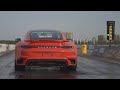 World Record! 1/4 mile: 9.562 - Porsche 911 Turbo S (992) GoshaTurboTech-Stage 2