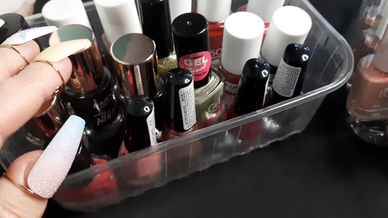 АСМР Лаки для ногтей 💅 Шёпот, таппинг и звуки баночек