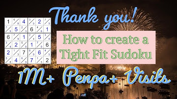 How to Create a Tight Fit Sudoku in Penpa+ (Penpa-edit)?