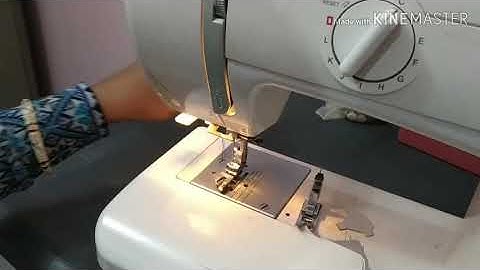 How to pico ( roll Hemming ) with Usha Janome stitch magic machine