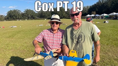Cox PT 19 flying