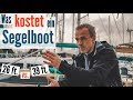 Was kostet ein Segelboot? 26 ft. vs. 39 ft. Vergleich der jährlichen Kosten | BootsProfis (Segeln)