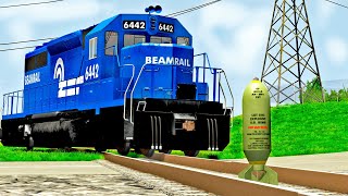 Trains vs NUCLEAR BOMB– BeamNG.Drive screenshot 5