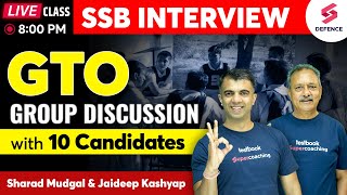 SSB interview - GTO - Group Discussion | With 10 Candidates | By Sharad Mudgal & Jaideep Kashyap