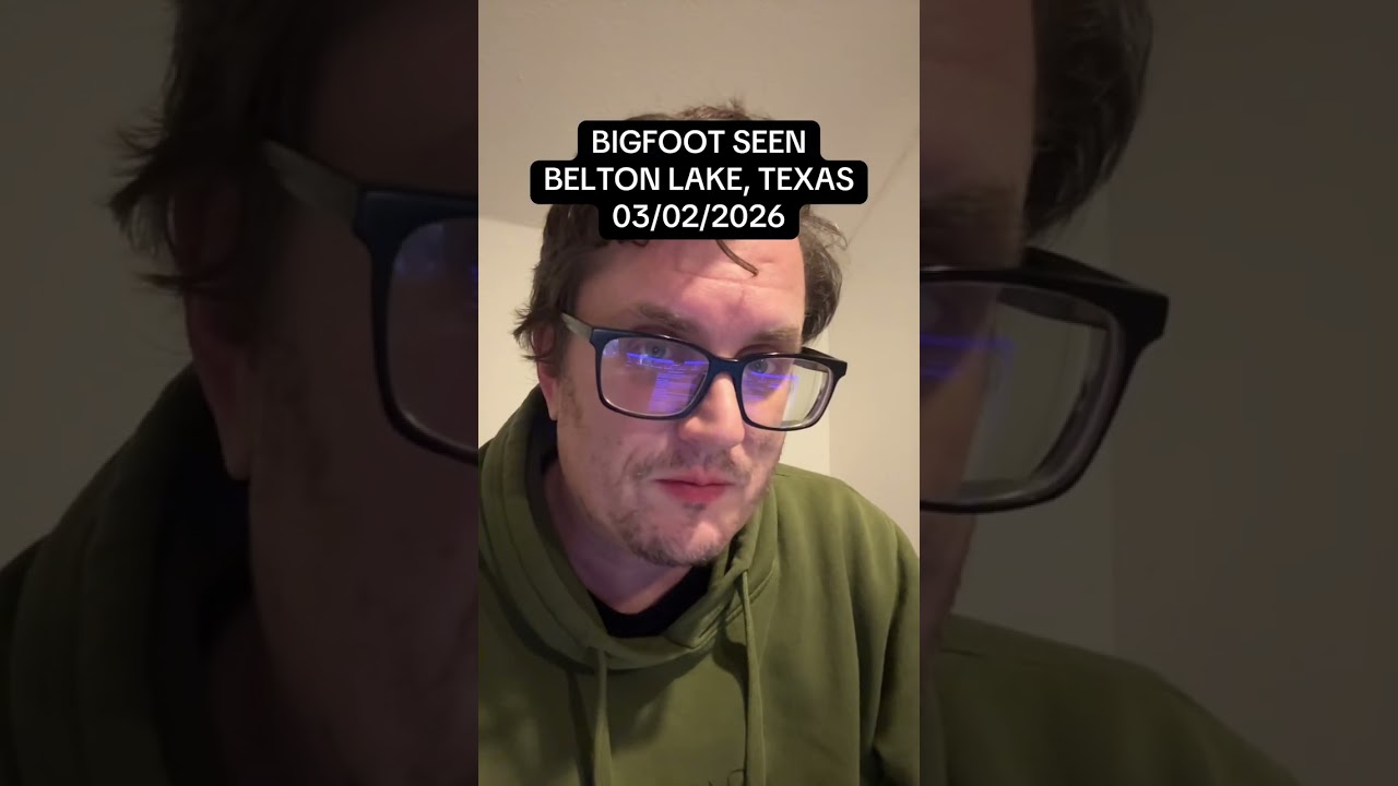 BIGFOOT SEEN / BELTON LAKE, TEXAS / 03/02/2026 #fyp #bigfoot #texas #publishtoall